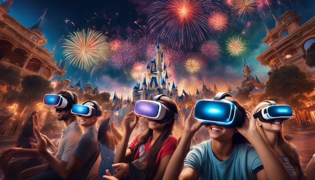 Disney virtual reality and augmented reality