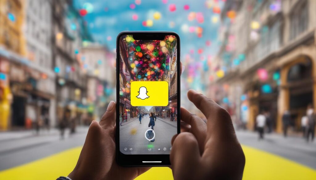 Snapchat augmented reality social media app