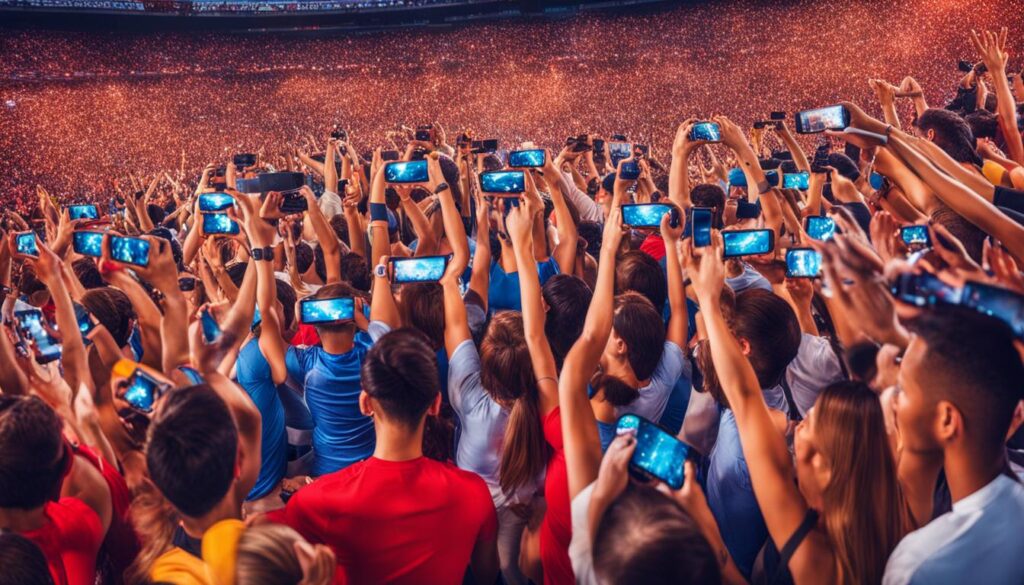 Technology's impact on fan engagement