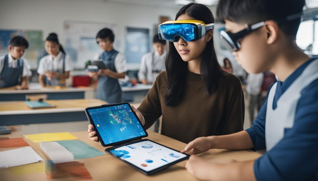 augmented reality data collection for teachers