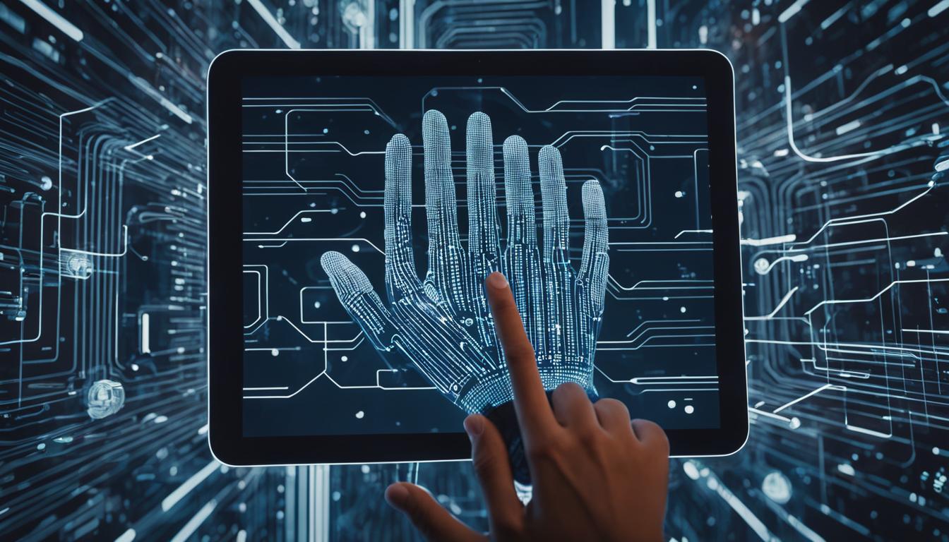 how do artificial intelligence relate to touch screens