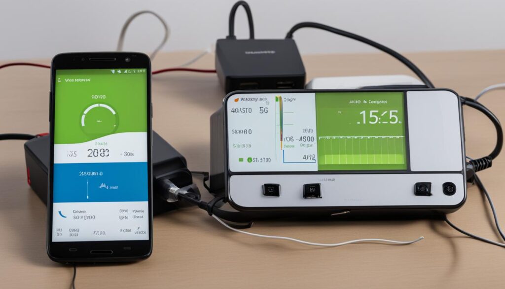 measuring charging speed