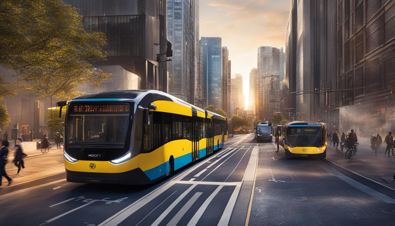 what transportation technology made getting around in cities weegy